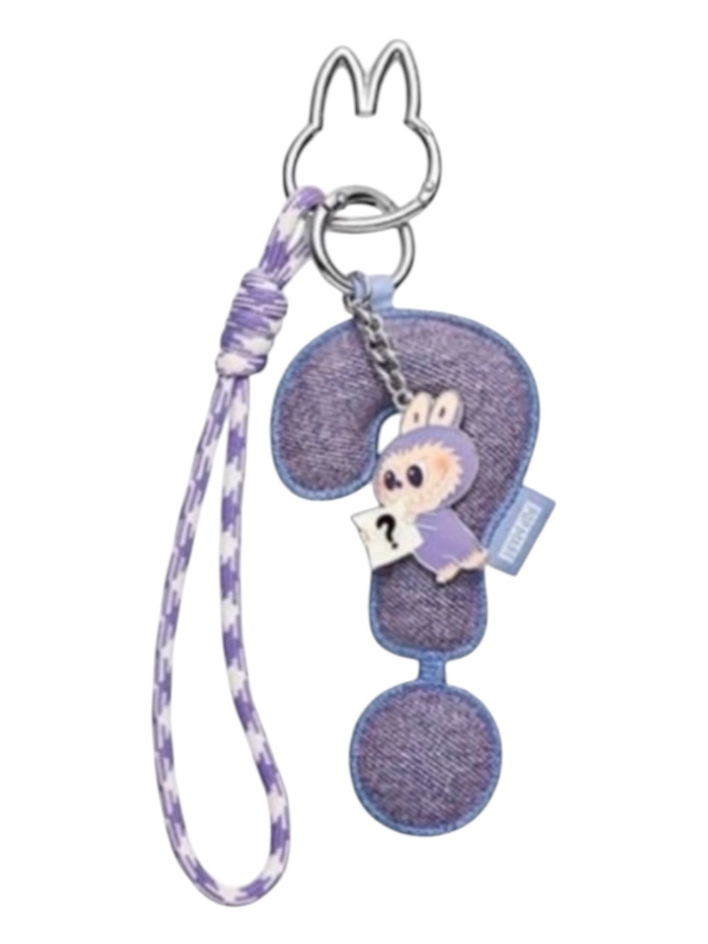 POP MART Labubu THE MONSTERS Question Mark Pendant Keychain BNIB